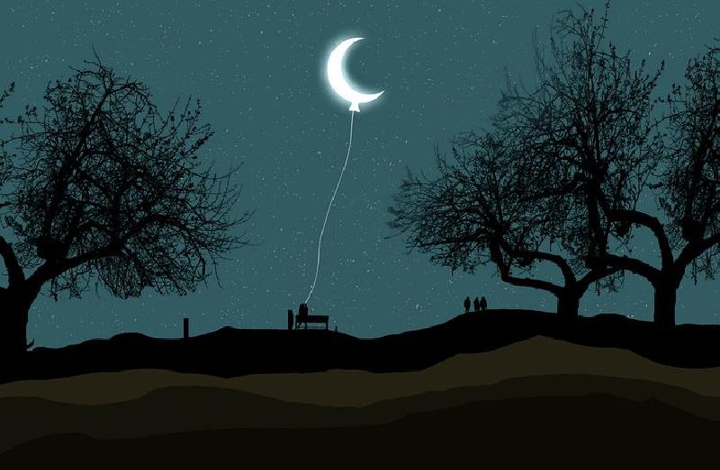 Иллюстрация рубрики: Звуки луны